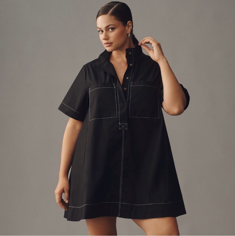 2X Anthropologie Black Swing Mini
